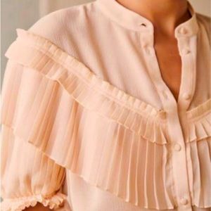 NEW SEZANE TOMETTE BLOUSE 12 44
